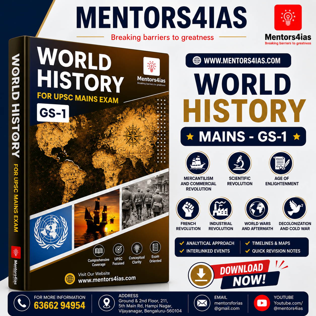 WORLD HISTORY [E-Copy] for UPSC MAINS - GS -1
