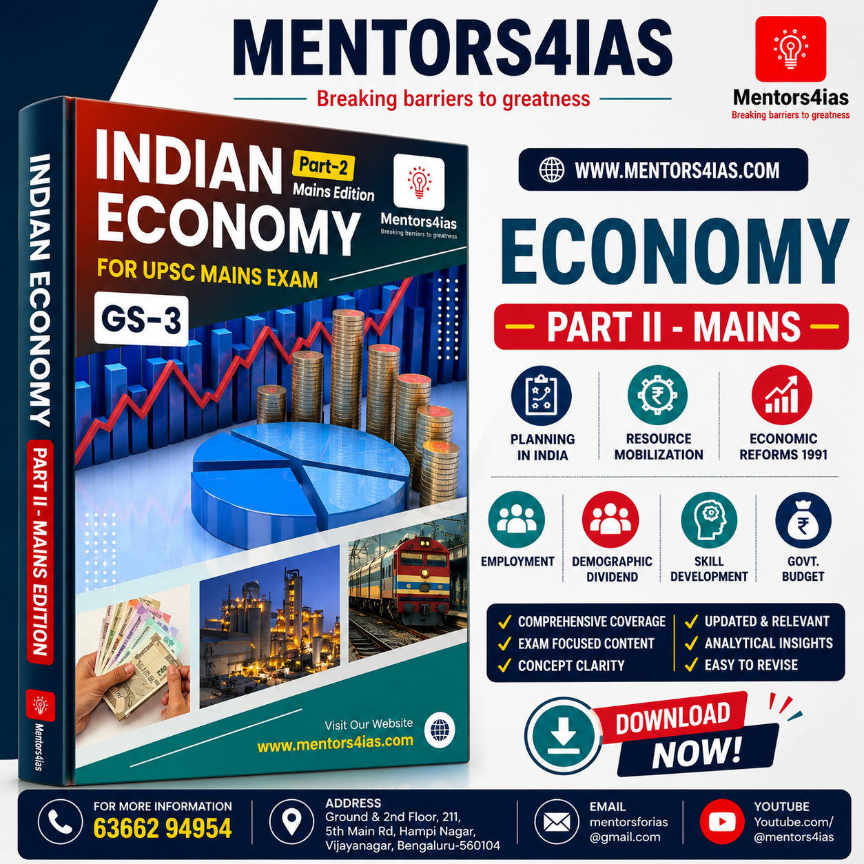 ECONOMY [PART 2] [E-Copy] for UPSC Mains by Dr Arjun Bopanna